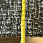 Boston Proper  Tweed  Zippered Mini Skirt Glitter Andrea Behar Black White Gold Photo 4