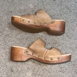 Kork-Ease Saffron Slide Leather Sandal Cork Woodgrain Brown Terra 8 Photo 4