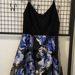 Hot Gal NWT |  women’s chiffon floral‎ dress — large Photo 0