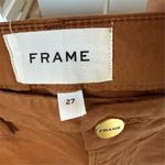 frame denim FRAME Women's Bootcut Jeans Size 27 Brown Camel Denim Pants Photo 4
