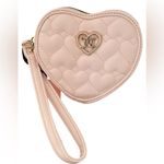 Juicy Couture  POWDER BLUSH FLAWLESS HEART ZIP AROUND WRISTLET Photo 2