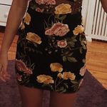 TJ Maxx Floral Mesh Bodycon Dress Photo 0