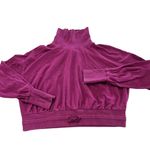 Sweaty Betty  Sweater Womens 10 Amaranth Pink Melody Luxe‎ Fleece Pullover Photo 1
