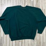 Tommy Hilfiger Vintage Y2k Forest Green Box Logo Crewneck Sweater Womens Size XL Photo 4