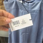 We Wore What  Elegant Blue Satin Cowl midi Slip Dress spaghetti straps XS summer Photo 4