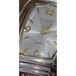 Studio Time STD951T Ladies Quartz Cuff Bracelet Watch Silver & Gold Photo 7