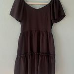 SheIn  Black Baby Doll Dress Size Womens Medium Photo 2