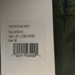 MOTHER Denim The Ruffle Mini Skirt 30 NEW Loden Green Balletcore Boho Preppy Photo 8