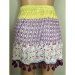 Raga New.  embroidered skirt with tassels. Small. Retails $89 Photo 3
