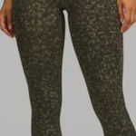 Lululemon Base Pace 25” Olive camo mixed NWOT sz 4 Photo 0