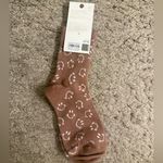American Eagle  Outfitters Brown AE Smiley® Face '90s Crew Socks Photo 3
