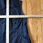 Magaschoni  EUC Women's Sleeveless Black Button Front Collared Dress Photo 3