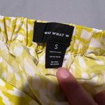 Who What Wear  Yellow Citrus Leopard Print Tiered Midi Skirt small Photo 8