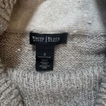 White House | Black Market  Gray Sequin‎ Turtleneck Sweater size S Photo 4
