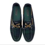 Sperry  Top Sider Blue Green Tartan Plaid Boat Shoe Women's size 10 Photo 6