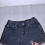 Riders By Lee LEE RIDERS Women’s Dark Wash Black Denim Shorts Photo 2