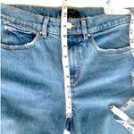 Ann Taylor Medium Wash Blue Wide Leg Cuffed Palazzo Jeans 0 Photo 6