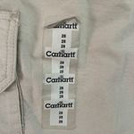 Carhartt Cargo Work Shorts Men’s 28 Khaki Beige Cotton Workwear Utility Pockets Photo 2