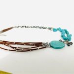 Shyanne WOMEN'S TURQUOISE COLORED BEADED PENDANT CHARM NECKLACE Photo 7