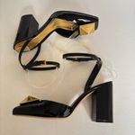 Valentino Garavani  One Stud Patent Leather Block Heel Pumps Black Size EU 37 Photo 7
