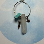 Target NWT Gold Tone Whimsical Quartz Necklace with Gold Tone Charms and Turquoise Photo 1