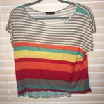 One Clothing Colorful crop top Photo 1