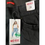 Celebrity Pink NWT! Black The Rider Skinny Midrise Denim Jeans Size 24 Photo 4
