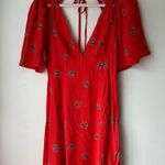 Free People Mockingbird Mesh Inset Floral Mini Dress 0 Photo 3