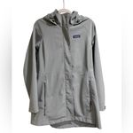 Patagonia Women's Light Gray Hooded Ski Jacket Photo 3