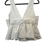 Hutch Anthropolgie  large bow tank top‎ white small Photo 2