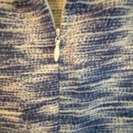 Ann Taylor  Loft Women's Short Sleeve Tweed Careers Dress Size 2P Blue & White Photo 8