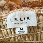 Le lis Floral Smocked Shirred Crop Top Size Medium Photo 7