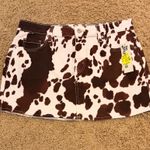No Boundaries NWT cow print skirt Photo 0