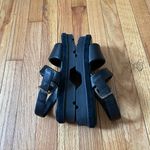 Vince NWOT Bowie-B Slingback Lug Sandals Leather chunky platform minimalist whimsygoth Slingback lightweight Photo 4