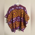 Free People  Poncho Diamondback Cozy Sweater Kimono One Size Shawl Wrap Aztec Photo 1
