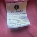 Eddie Bauer Solbari Dark Pink Rosewood UPF 50+ Cotton Bamboo Long Sleeve Swing Top - Large Photo 7