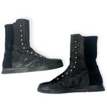 Stuart Weitzman | 9.5 / 40 | Boxer Boots Leather Sneaker Sock Pull On Photo 2