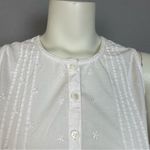 Cotton Nightgown White Embroidered Classic Sleeveless Ribbon Gilligan & O‘Malley Photo 7