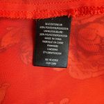 Rachel Roy Racehel Roy Orange Floral Sleeveless Top, M Photo 3