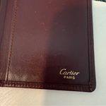 Cartier Long Wallet Bordeaux Leather Classic Luxury, Excellent Condition Vintage Photo 3