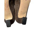 Sesto Meucci Brown Suede  Buckle Pumps Women's Heels Size‎ 7M Italy Vintage Photo 8