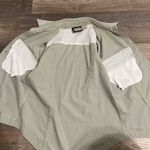 Destination 10K Feet Above Sea Level Sleeveless Button Down Outdoor Blouse Top Green Photo 7