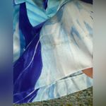 Vintage Liberty House by Tropicana Hawaii blue ocean maxi mumu dress, size 10 Photo 6