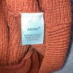 Akira  Sweater Women Small V Neck Front Knot Long‎ Sleeve Boho Coquette Chic Photo 7