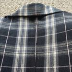 Dialogue Black and Cream Plaid Blazer Photo 8