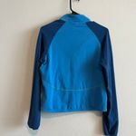 Nike Blue full zip fitted jacket Photo 2