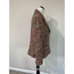 Alouette women jacket 3 buttons pocket made in France size 5 fit US size 10 Orange Photo 6