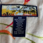 Havana Jacks Cafe Floral Button Down Shirt Pink Size 2X Photo 3