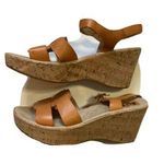 Kork-Ease KORKS by  Women's Brie Wedge Platform Sandals Size 8 US 3” Heel Photo 6