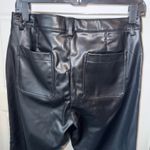 Calvin Klein NWT  Women’s Sleek Black faux leather Pants 8 Photo 1